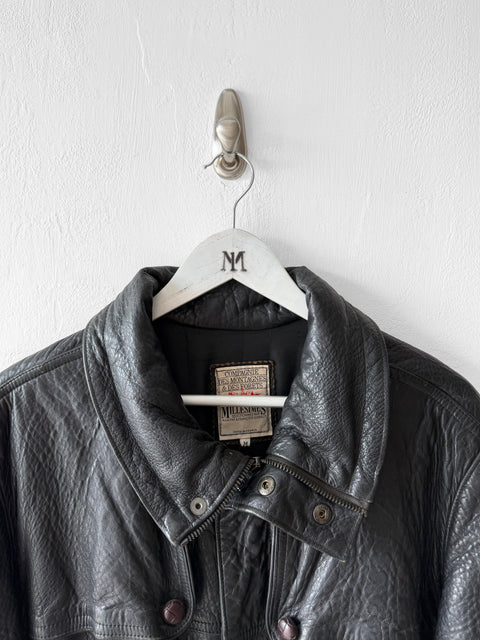 MARITHÉ & FRANÇOIS GIRBAUD X COMPAGNIE DES MONTAGNES & DES FORÊTS - 1980s LEATHER JACKET