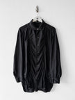 ISSEY MIYAKE - F/W 1994 RUCHED NYLON LONG SLEEVE SHIRT