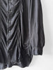 ISSEY MIYAKE - F/W 1994 RUCHED NYLON LONG SLEEVE SHIRT