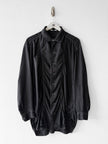ISSEY MIYAKE - F/W 1994 RUCHED NYLON LONG SLEEVE SHIRT