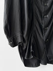 ISSEY MIYAKE - F/W 1994 RUCHED NYLON LONG SLEEVE SHIRT