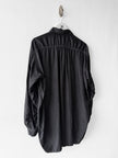 ISSEY MIYAKE - F/W 1994 RUCHED NYLON LONG SLEEVE SHIRT