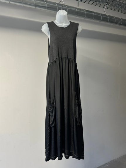 MARITHÉ + FRANÇOIS GIRBAUD -  1990s LIMITED EDITION MAXY DRESS WITH FRONT POCKETS