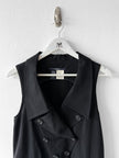 LIMI FEU - late 2000s VEST GILET WITH DETACHABLE TULLE HEM