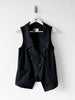LIMI FEU - late 2000s VEST GILET WITH DETACHABLE TULLE HEM