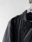 COSTUME NATIONAL - F/W 2008 COATED COTTON JACKET WITH ASYMMETRIC ZIP