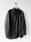 COSTUME NATIONAL - F/W 2008 COATED COTTON JACKET WITH ASYMMETRIC ZIP