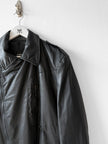 COSTUME NATIONAL - F/W 2008 COATED COTTON JACKET WITH ASYMMETRIC ZIP