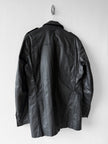 COSTUME NATIONAL - F/W 2008 COATED COTTON JACKET WITH ASYMMETRIC ZIP
