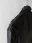 COSTUME NATIONAL - F/W 2008 COATED COTTON JACKET WITH ASYMMETRIC ZIP