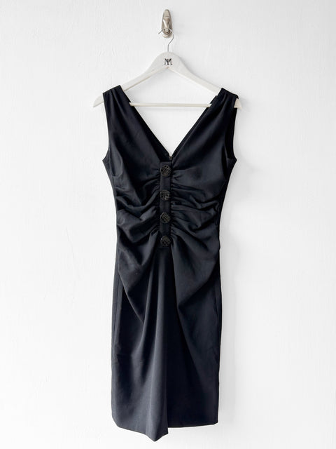 DOLCE & GABBANA - late 1990s RUCHED FRONT DRESS