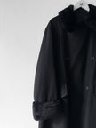 YOHJI YAMAMOTO - A/W 1996 DOUBLE BREASTED LONG FUR COAT