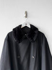 YOHJI YAMAMOTO - A/W 1996 DOUBLE BREASTED LONG FUR COAT