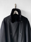 YOHJI YAMAMOTO - A/W 1996 DOUBLE BREASTED LONG FUR COAT