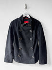 VIVIENNE WESTWOOD RED LABEL - early 2000s DOUBLE BREASTED WOOL JACKET WITH LONGER FRONT