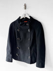 VIVIENNE WESTWOOD RED LABEL - early 2000s DOUBLE BREASTED WOOL JACKET WITH LONGER FRONT