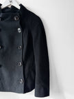 VIVIENNE WESTWOOD RED LABEL - early 2000s DOUBLE BREASTED WOOL JACKET WITH LONGER FRONT