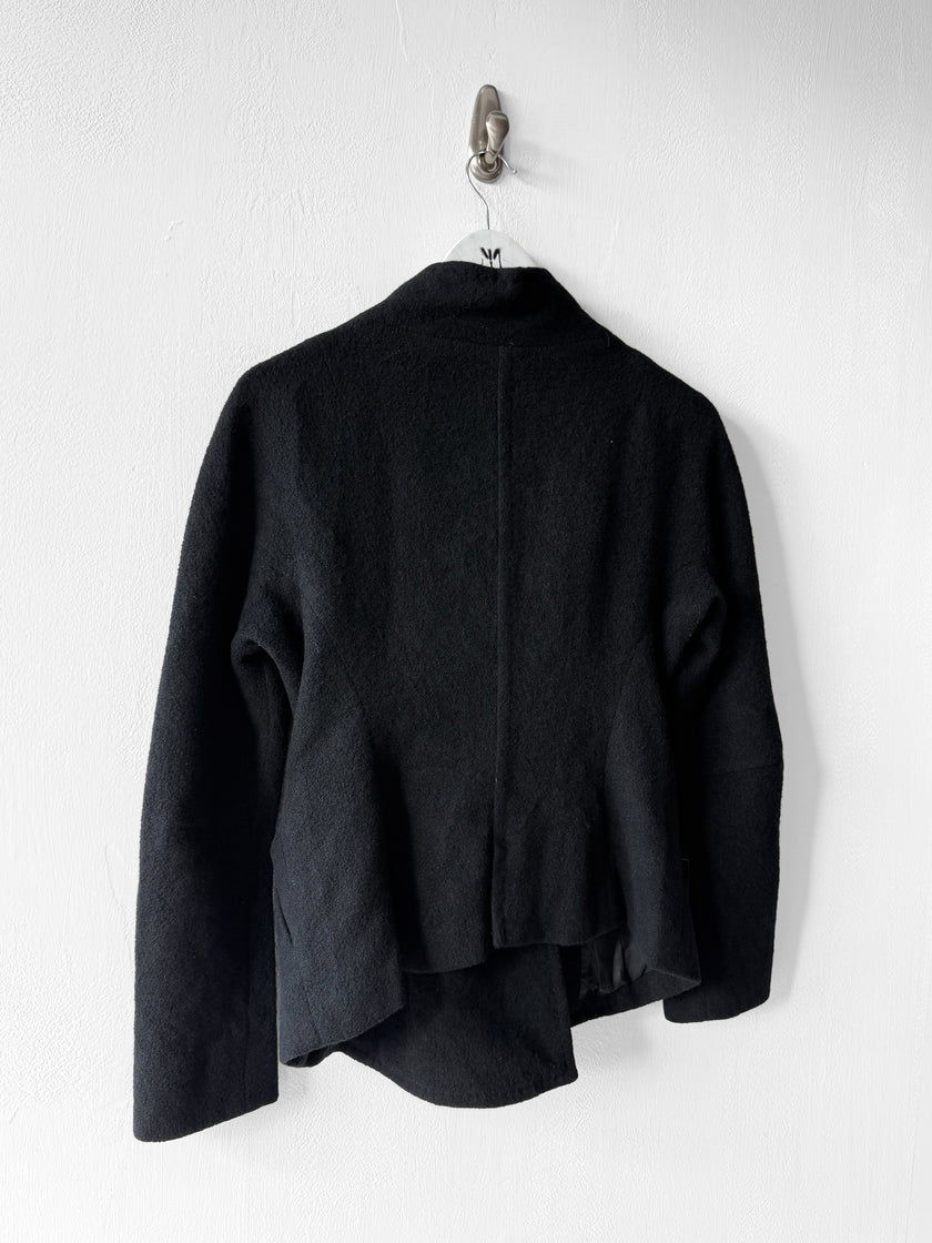 VIVIENNE WESTWOOD RED LABEL - early 2000s DOUBLE BREASTED WOOL JACKET WITH LONGER FRONT
