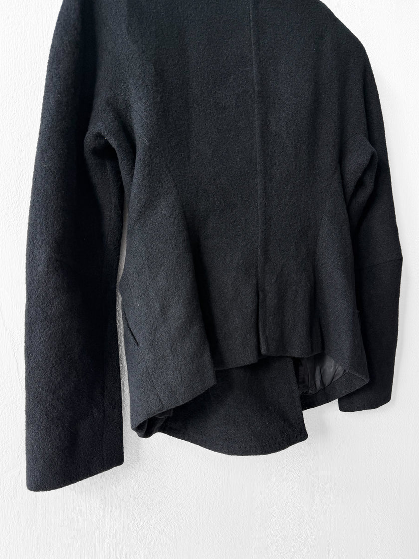 VIVIENNE WESTWOOD RED LABEL - early 2000s DOUBLE BREASTED WOOL JACKET WITH LONGER FRONT