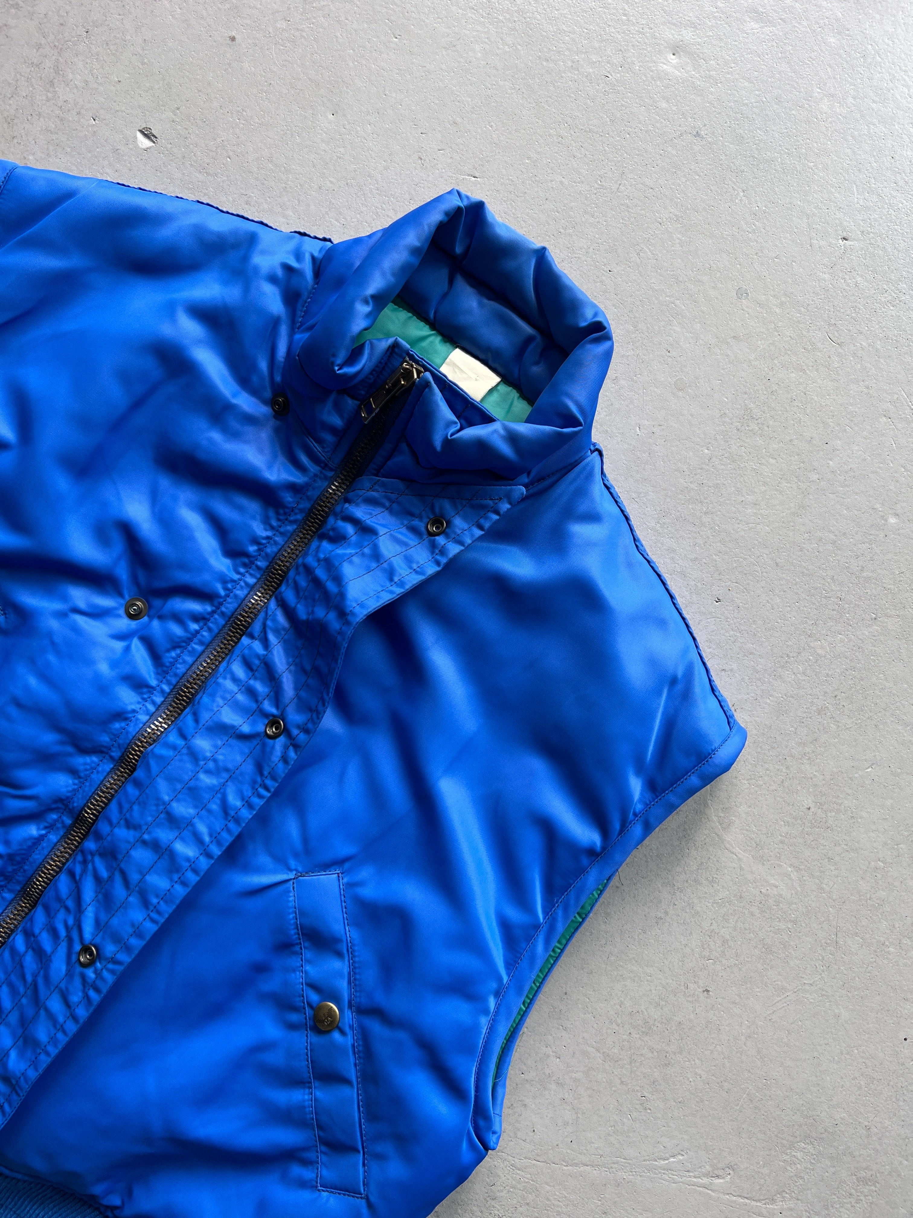 ARMANI 1980s OVERSIZED PADDED VEST