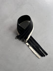 JOHN RICHMOND 1983 ARCHIVE TRIPLE-ZIP BUCKLED LEATHER BELT SAMPLE