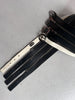 JOHN RICHMOND 1983 ARCHIVE TRIPLE-ZIP BUCKLED LEATHER BELT SAMPLE
