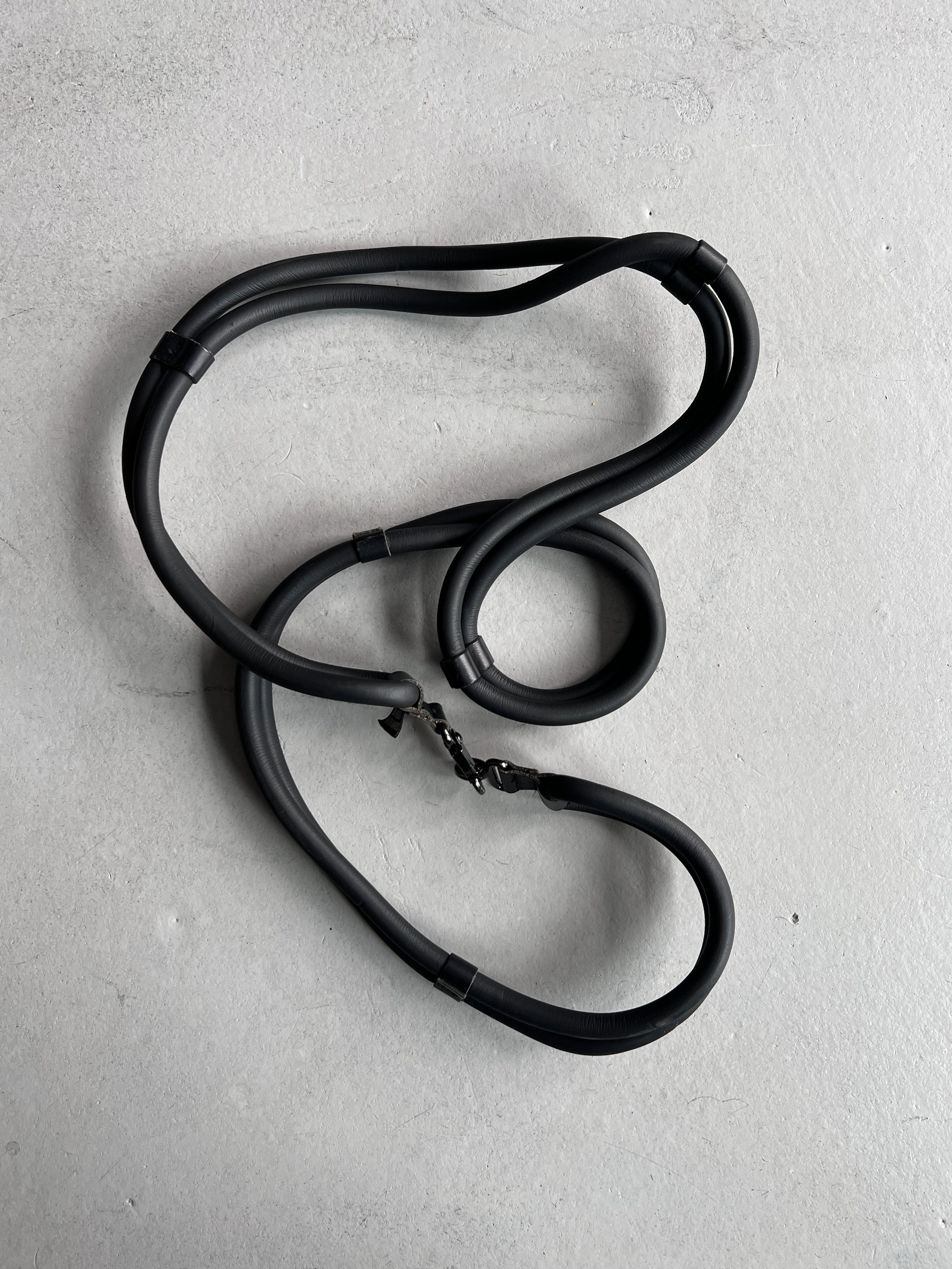 MARITHÉ + FRANÇOIS GIRBAUD 1990s PADDED INDUSTRIAL TUBE BELT