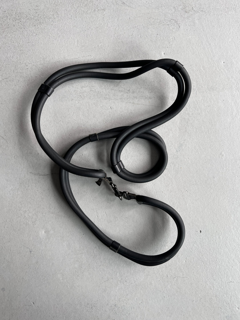 MARITHÉ + FRANÇOIS GIRBAUD 1990s PADDED INDUSTRIAL TUBE BELT