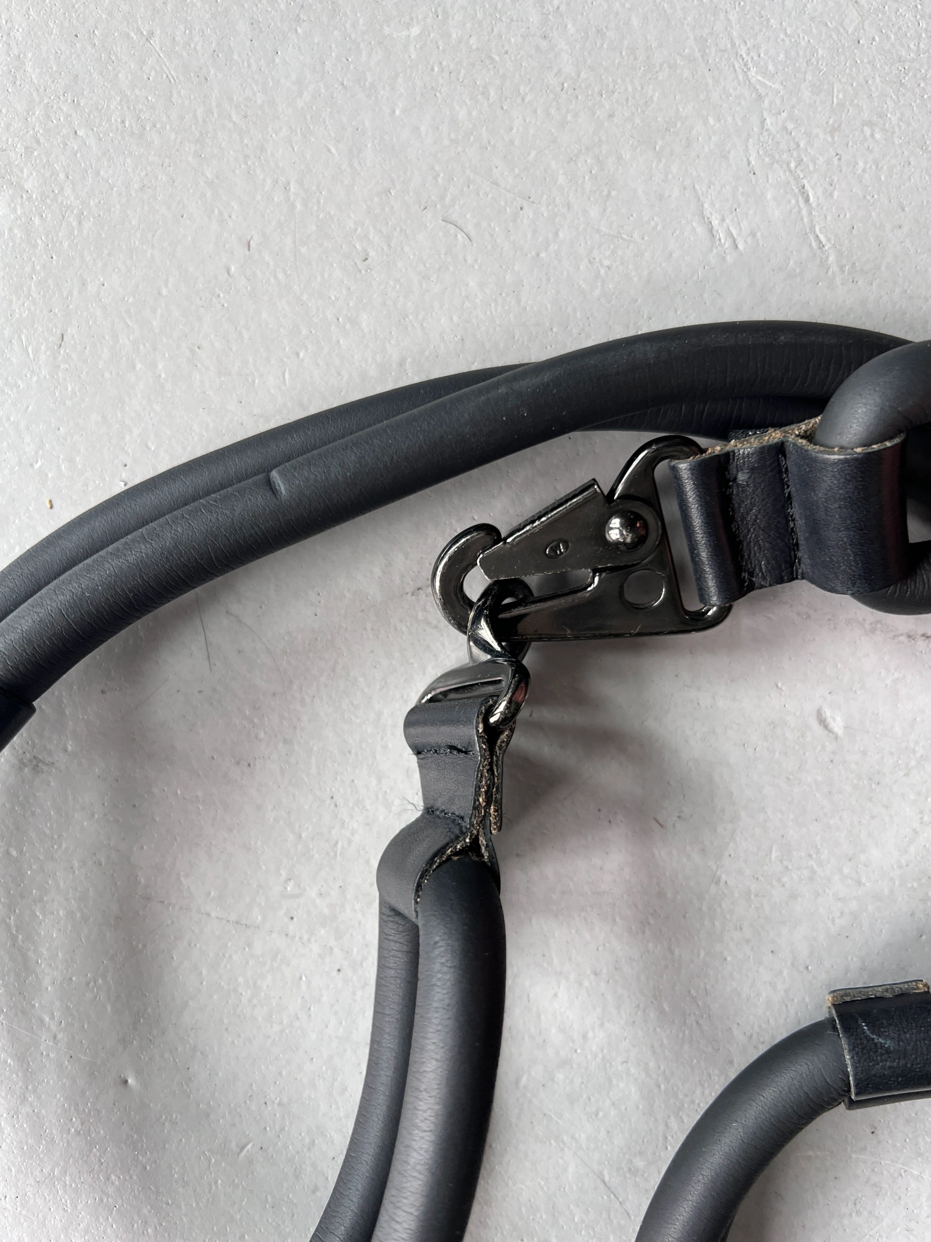 MARITHÉ + FRANÇOIS GIRBAUD 1990s PADDED INDUSTRIAL TUBE BELT