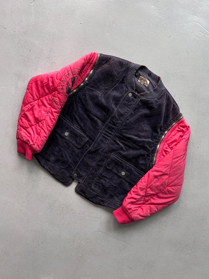 ARMANI JEANS F/W 1993 ZIP OFF BOMBER JACKET