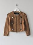 EMPORIO ARMANI - LATE 1990s WOOL JACKET WITH METAL HOOK