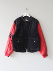 ARMANI JEANS F/W 1993 ZIP OFF BOMBER JACKET