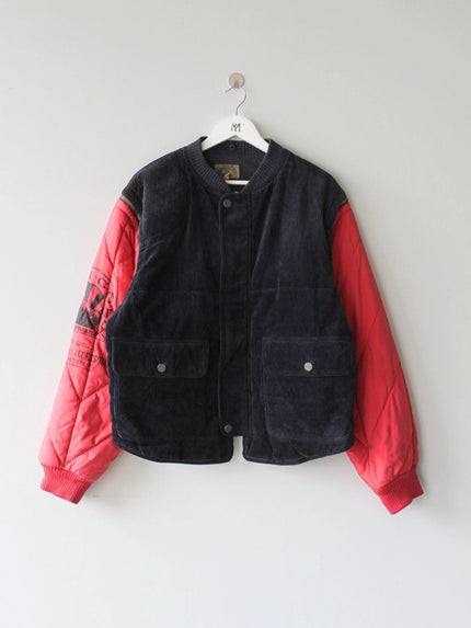ARMANI JEANS F/W 1993 ZIP OFF BOMBER JACKET