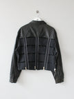CALUGI E GIANNELLI 1980s BONDAGE LEATHER JACKET