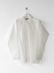 ARMANI JEANS 2000s  SEMI TRANSPARENT PVC BUTTONED SHIRT