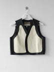 ARMANI JEANS 1980s LEATHER VEST GILET
