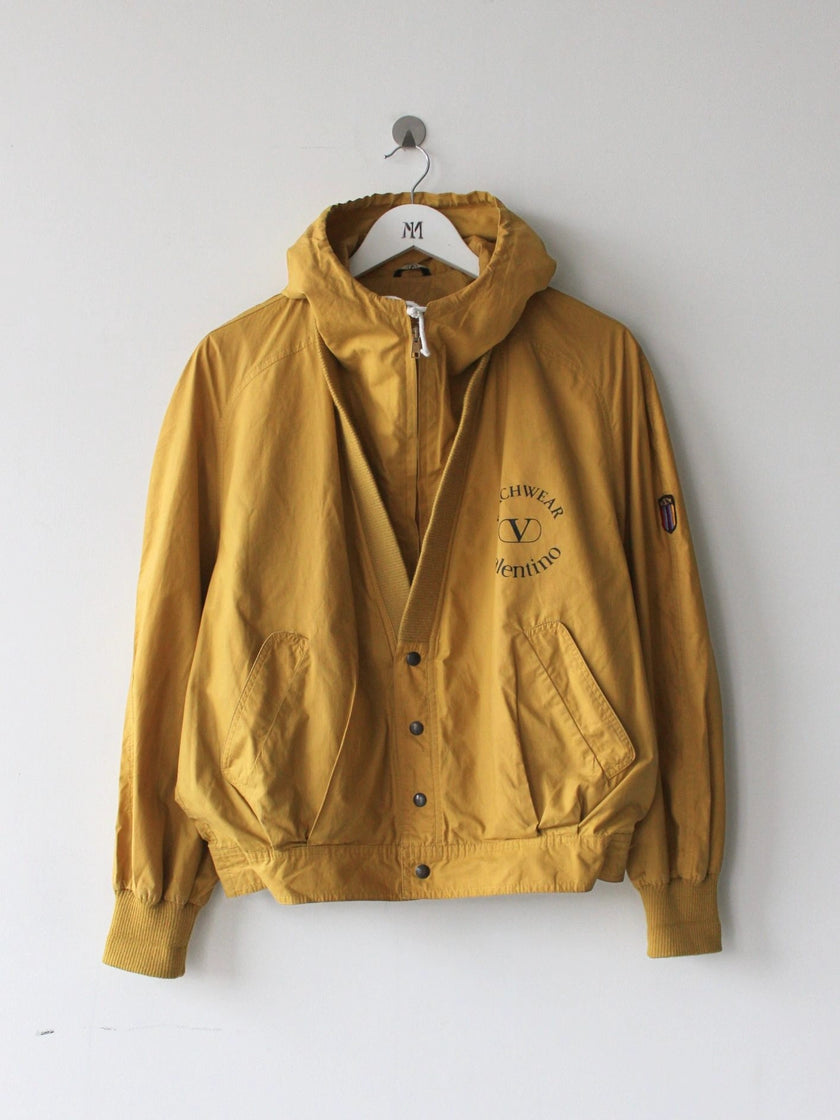 VALENTINO 1980s HOODED BOMBER JACKET