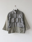 ICEBERG BY JC DE CASTELBAJAC 1980s HYBRID KNIT NYLON JACKET