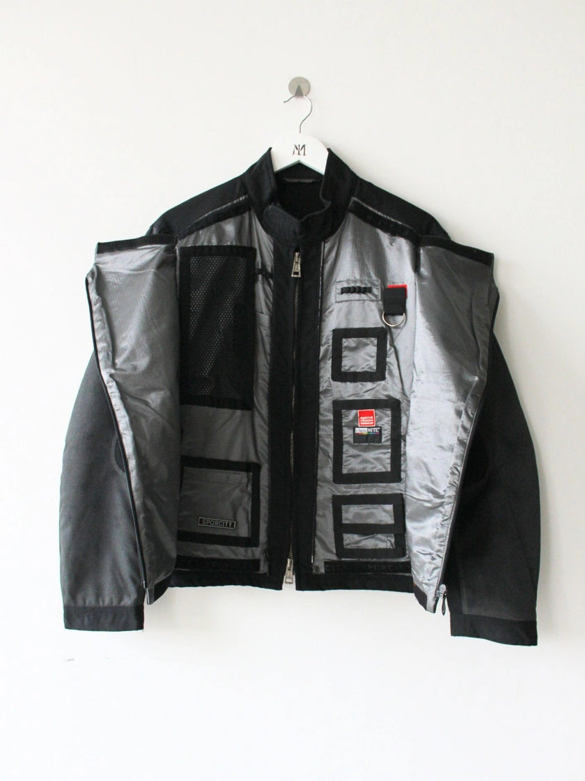 MARITHÉ + FRANÇOIS GIRBAUD SPQRCITY F/W 1999 TECH PARACHUTE REFLECTIVE JACKET