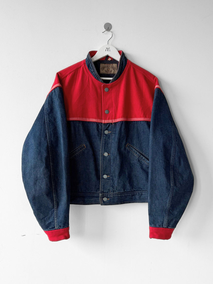 ARMANI JEANS 1980s BOMBER DENIM JACKET (SAMPLE)