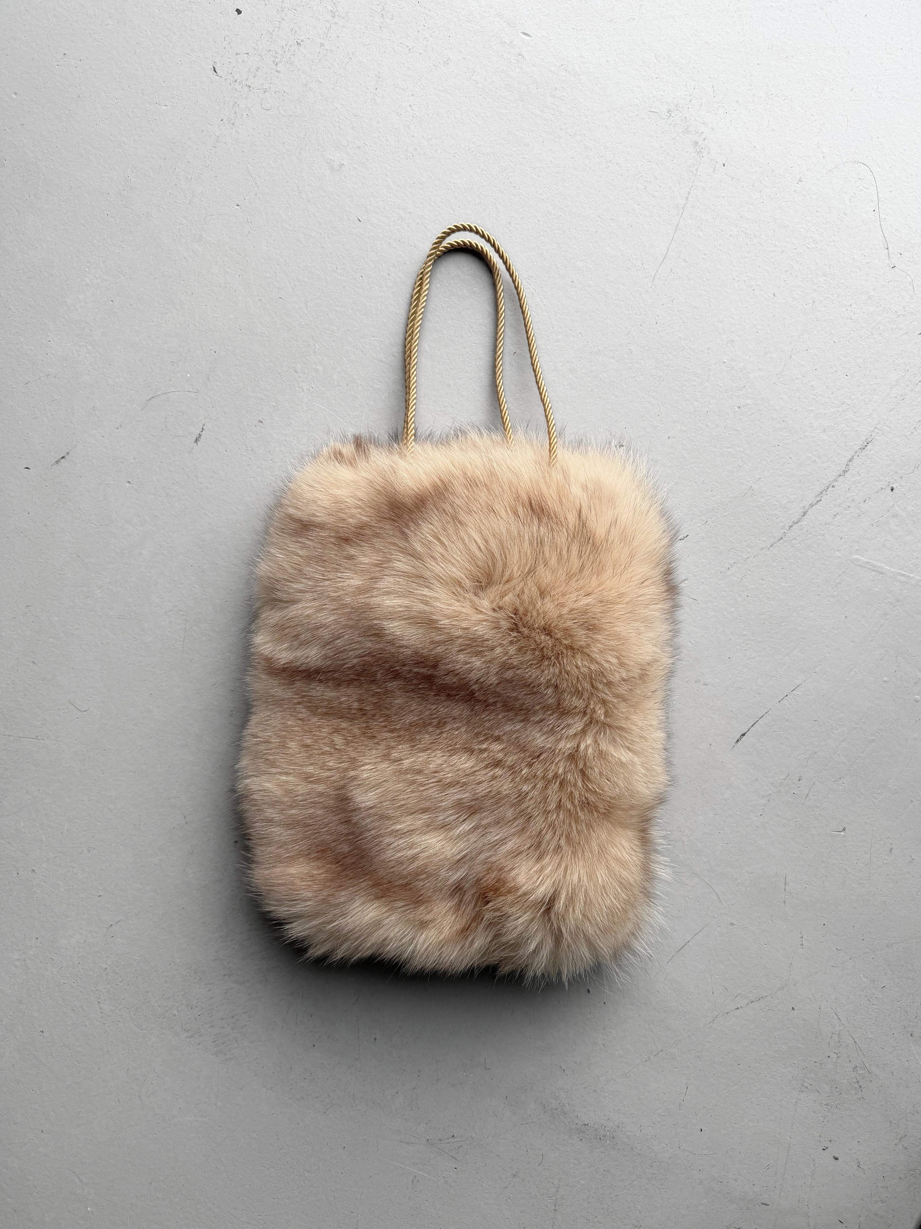 GIANFRANCO FERRÉ 1980s FUR BAG
