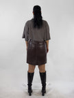 ICEBERG - 2000s LEATHER SKIRT