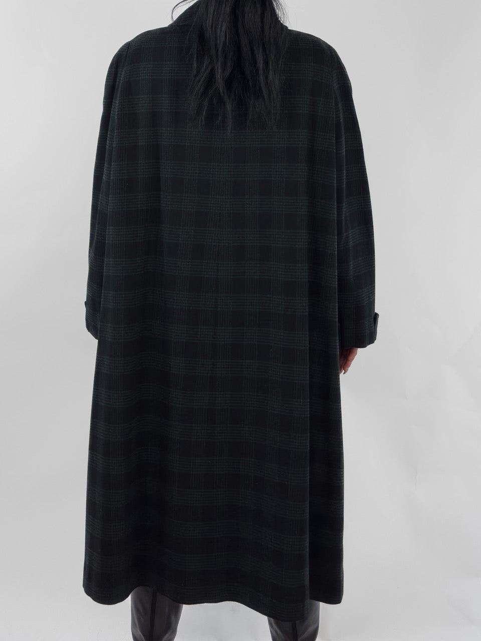 AQUASCUTUM - 1950s CHECKED CAPE