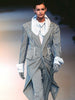 ISSEY MIYAKE - F/W 1995 TAILCOAT STRIPED BLAZER