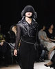 JUNYA WATANABE A/W 2007 ASYMMETRICAL LACE DRESS WITH BIKER JACKET
