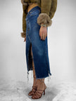 REWORKED - HIGHWAIST DENIM SKIRT