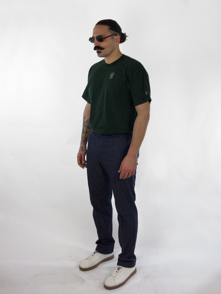 BURBERRY - 1990s STRAIGHT FIT TROUSERS