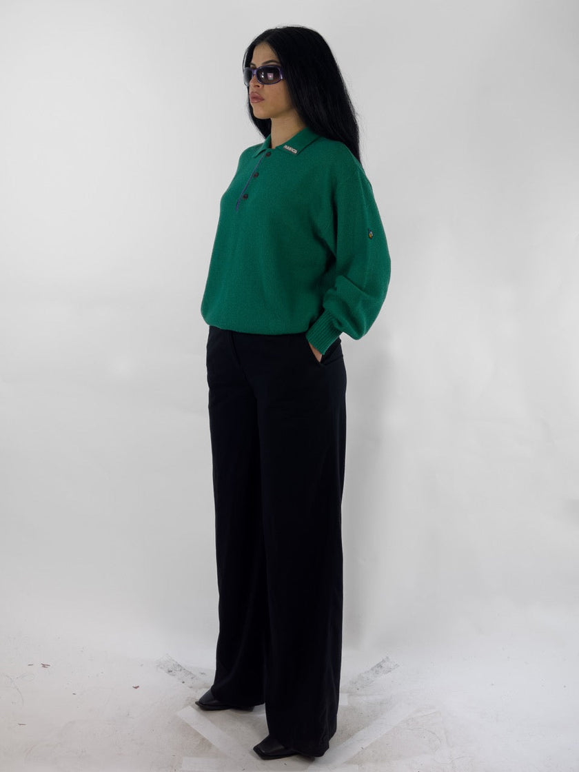 1980s KNIT POLO SHIRT