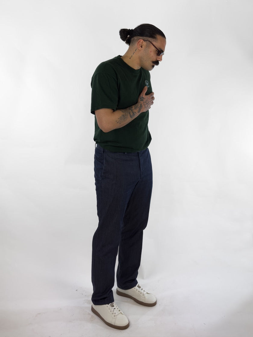 BURBERRY - 1990s STRAIGHT FIT TROUSERS